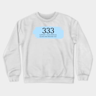 333 Angel Number blue Crewneck Sweatshirt